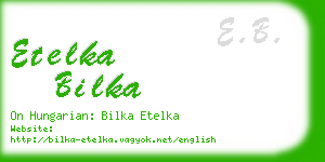 etelka bilka business card